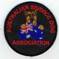 FOREIGN,AUSTRALIA,AUSTRALIAN SERVICE DOG ASSOCIATION K-9 1